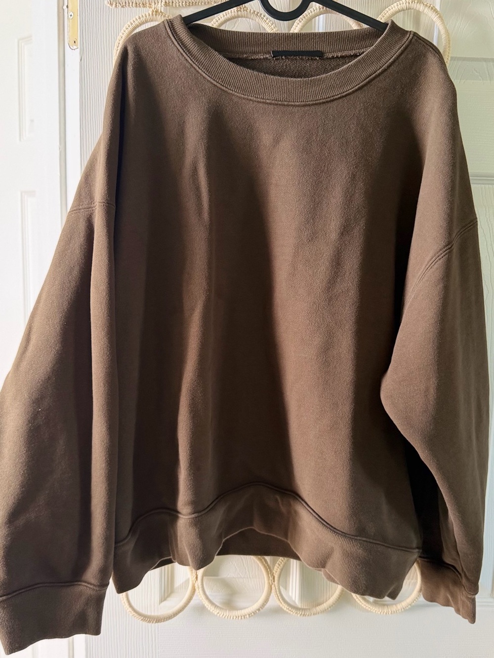 Jenni Kayne Relaxed Fit Brown Crewneck - Women